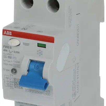 Interruttore differenziale proM compact 1PN tipo B, 40A 30mA 2UM leggr.ritardato 
