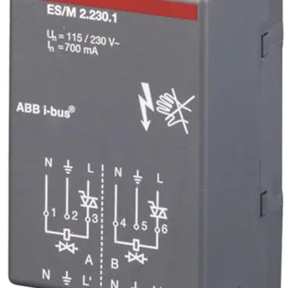 Module actionneur-commutateur KNX ABB ES/M 2.230.1 