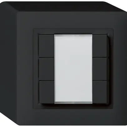 Poussoir universel AP 6×kallysto sans LED noir 
