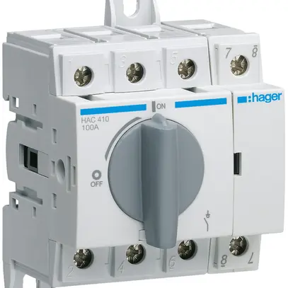 Interruttore sezionatore Hager HAC410 4L 100A 