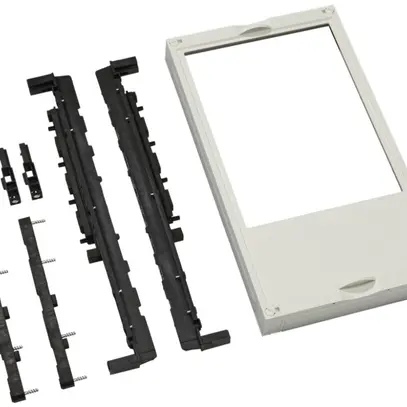 Kit Hager univers N 450×250mm 1 sectionneur DIN2 sur rail collecteur horizontal 
