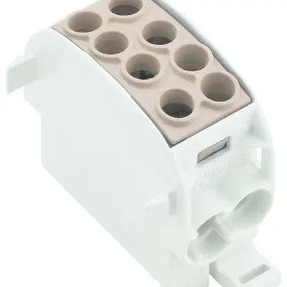 Blocco ripartizione WM WPD 102 2×35/2×25 1L connessione a vite TS35 marrone 