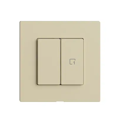 Interruttore 1K/2T scena WLAN Edue Wiser vanille 