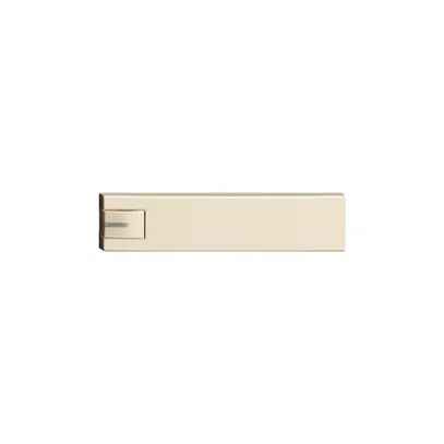 Tasto 1/4 KNX/elettronic.c.LED EDIZIOdue comando semplice crema 