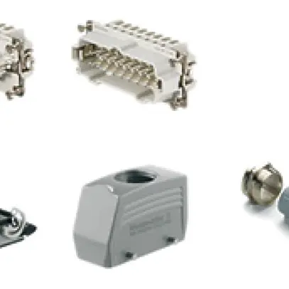 Kit Weidmüller HDC HE grd.6 16L PUSH IN 500V 16A alluminio M25 