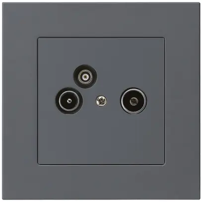 Prise d'antenne ENC R/TV/données kallysto.pro 19dB anthracite 