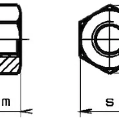 Écrou 6-pans M5 0.8d DIN 934 zing.bl, promat. 