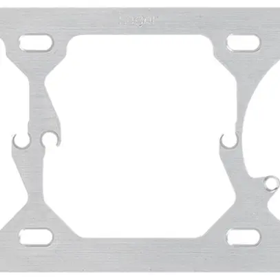 Placca di fissaggio Hager 1×3 hor. 197×77mm 