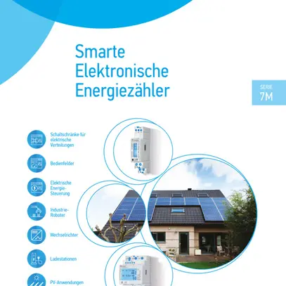 Contatore d'energia AMD FINDER 7M.24 1L diretto 40A elettrico bus M S0 MID-EU 