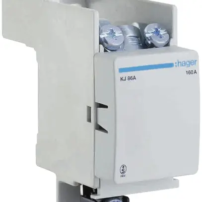 Elemento di alimentazione Hager DIN00 160A L1-L3 44/51mm SN in basso 