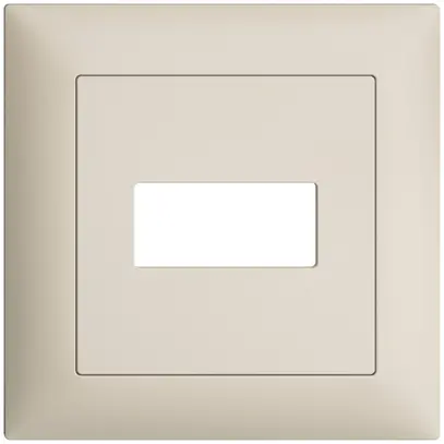 Set frontale EDIZIOdue FMI per rilevatore di movimento pirios 180 R eco, crema 