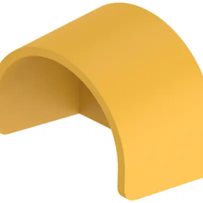 Collerette de protection pour bouton d’arrêt d’urgence jaune 