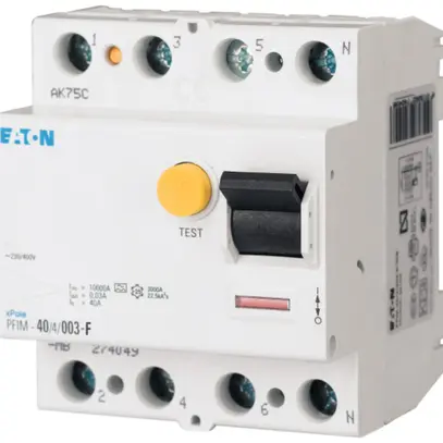 Interruttore differenziale Eaton PFIM 4P 25A 300mA tipo S/F 