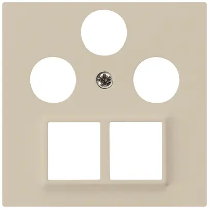 Plaque frontale HMS kallysto pour R/TV/SAT beige 