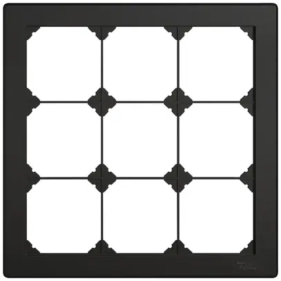 En-tête ENC EDIZIO.liv SNAPFIX® 3×3 pour combinaisons au choix noir 