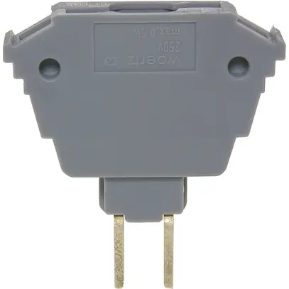 Diodenstecker ohne Diode Woertz grau 