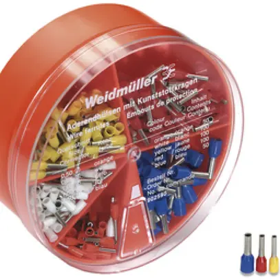 Assortiment embout de câble Weidmüller H-BOX 0.5…2.5mm² code couleur: DIN 