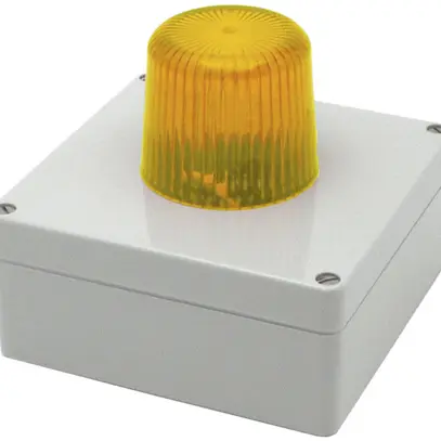 Lampada flash Hugentobler tipo 13 230VAC 5Ws giallo 