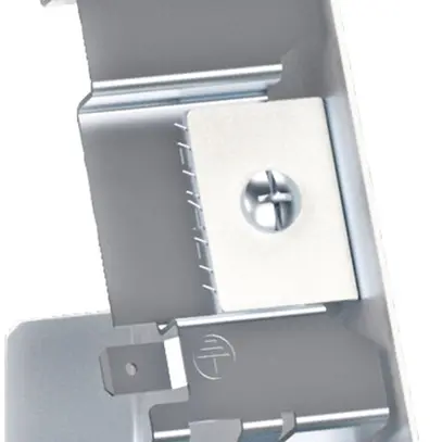 Embout de fermeture tehalit droite EK 115110, blanc trafic 