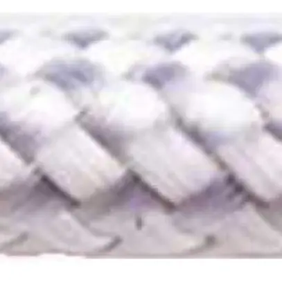 Textilkabel Roesch H03VV-F 3×0.75mm² LNPE rund, Kunstseide, weiss 
