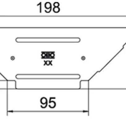 Deckel BET RAAD zu T-Abgang 100mm Stahl bandverzinkt Zink-Aluminium 