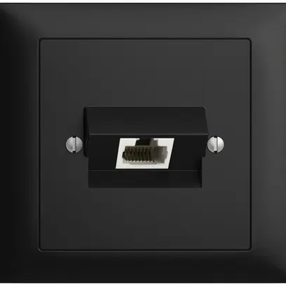 Presa INS 1×RJ45/u 4P ITplus EDIZIOdue nero 