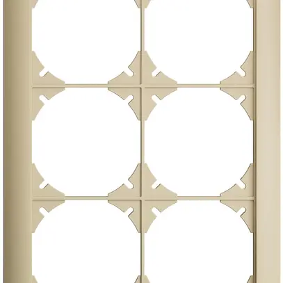 Telaio di copertura EDIZIOdue 2×3 vanille 