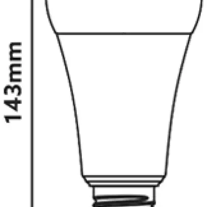 Lampada LED Sylvania ToLEDo GLS E27 19W 2450lm 4000K Ø67×143mm opale 