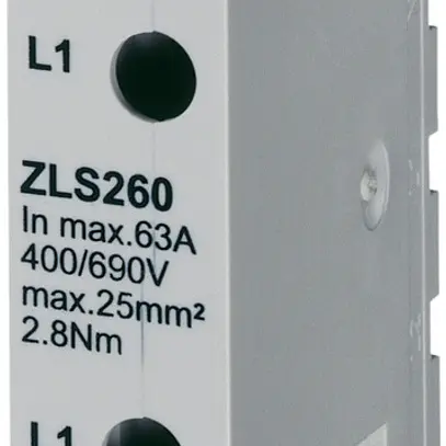 Blocco di alimentazione SMISSLINE TP L1 L3 63A ZLS260 