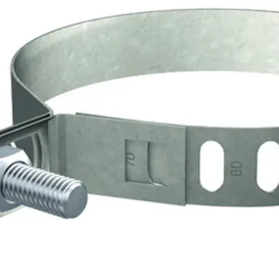 Drahthaltebride Flury AL 2 verstellbar, Inox A2 