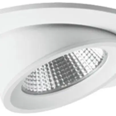 Downlight LED INC Brumberg 13W 350mA 3000K 1320lm Ø105mm blanc 