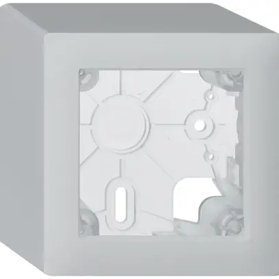 Boîtier AP kallysto gris clair h=64mm 