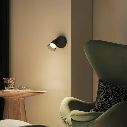 Spot Philips Cleft GU10 1×5W Ø100×127mm noir 