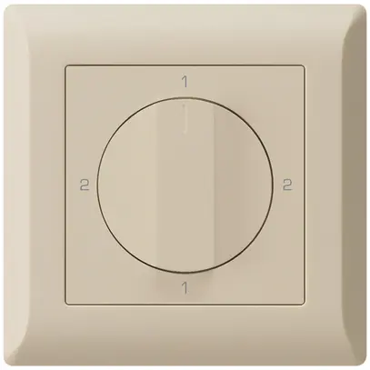 Interruttore rotativo INC kallysto.line 3/1L beige con impugnatura girevol 