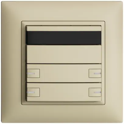 Poussoir IR ENC ZEP BEAMIT EDIZIOdue 2 touches vanille 