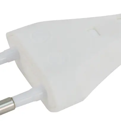 Spina mobile T26 250V/2.5A 2 parti bianco 