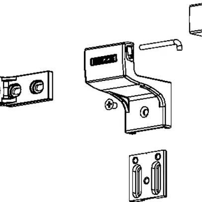 Konsolensatz a Slimchain Standard GEZE 