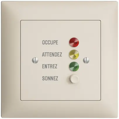 UP-Türstation für Rufleuchte franz. EDIZIOdue crema 