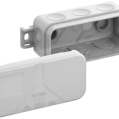 Scatola di derivazione AP 2K-Mini AB-L 89×43×38mm, IP55, grigio 