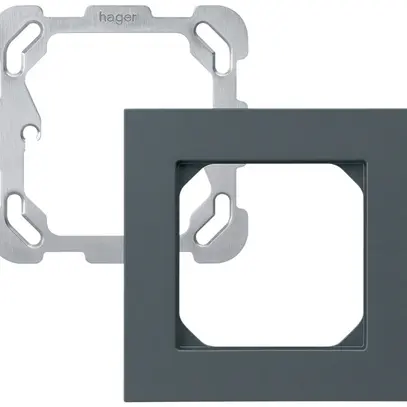 UP-Kopfzeile Hager kallysto.pro 1×1 94×94mm anthrazit 