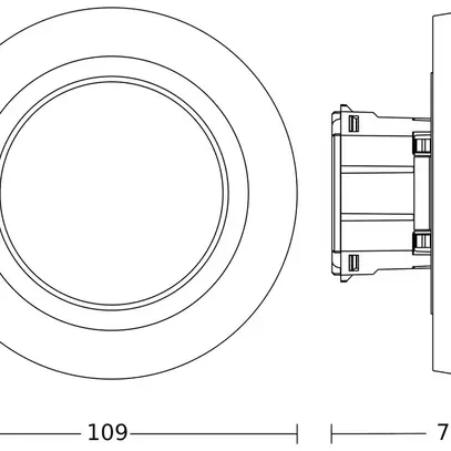 Rilevatore di movimento INC Steinel PD IR 4360-8 EIB/KNX 360° nero 