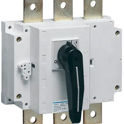 Interrupteur de charge INC Hager 3L 400A montage frontal indication de coupure 