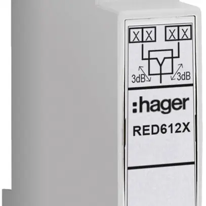 Distributeur audio/vidéo AMD Hager 2 fois 2-fils, pour interphone 