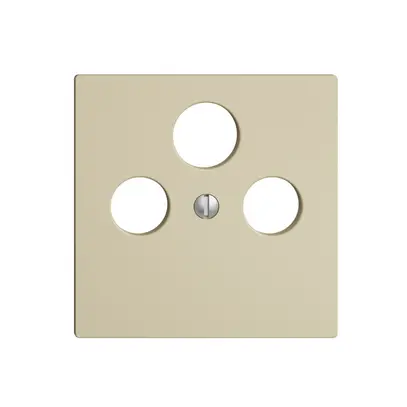 Placca frontale EDIZIOdue vanille per presa di antenna per SAT 
