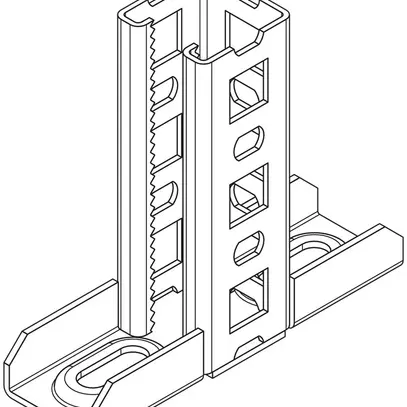 Mensola Lanz 800mm zincata 