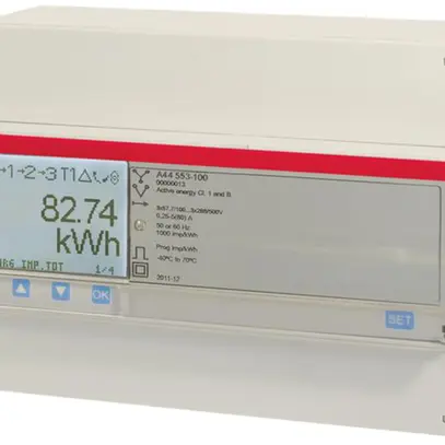 Contatore energia AMD ABB 3×6A convertitore, A44 Platin 