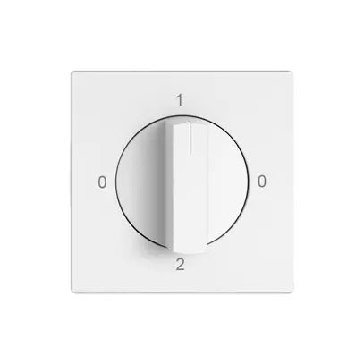 Interruttore rotativo EDIZIO.liv SNAPFIX® manopola 2/1L 0-Hand-0-Auto bi 