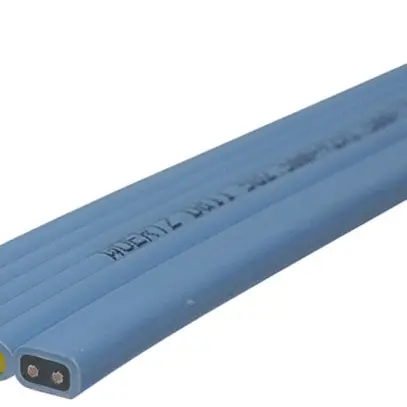 Câble plat Woertz DALI 5×2.5+2×1.5mm² PVC bleu Eca Une longueur