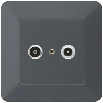 Prise antenne ENC kallysto.trend R/TV 14dB 2GHz anthracite 
