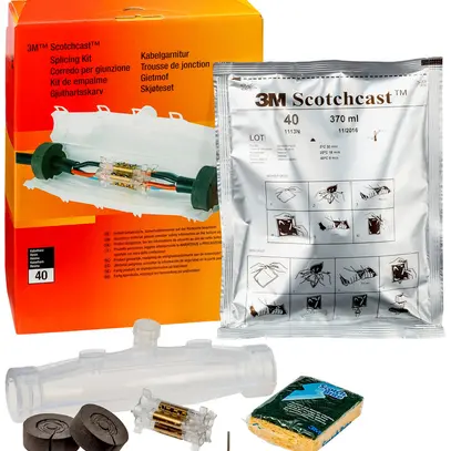 Manchon de jonction/dérivation 3M 92-NBA 4 résine de coulage 1kV 